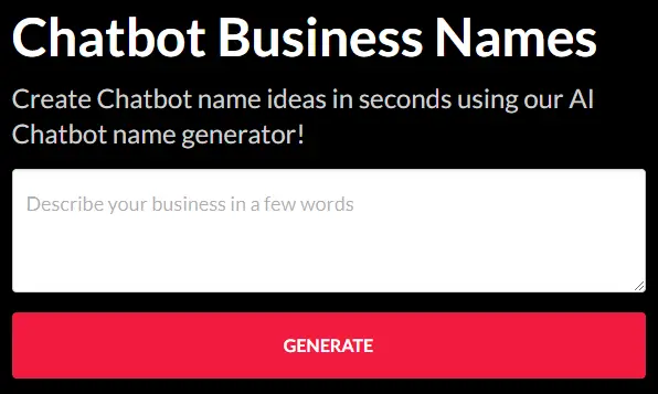 Robot names generator