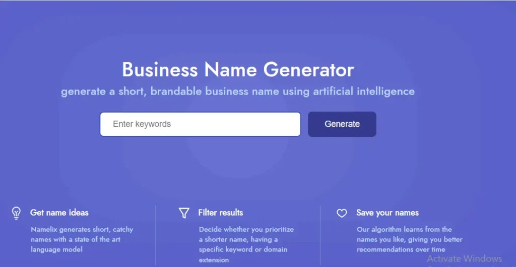 ai name generator business
