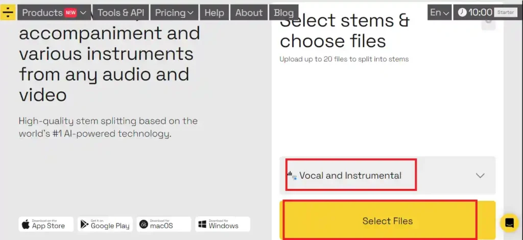 vocal remover ai