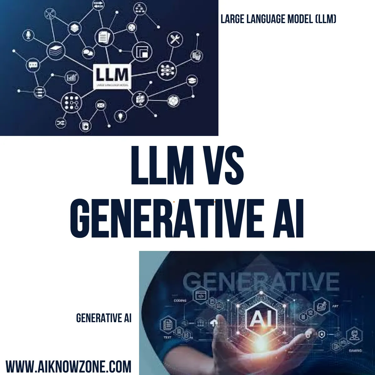 LLM vs Generative AI
