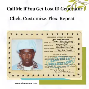 call me if you get lost id generator
