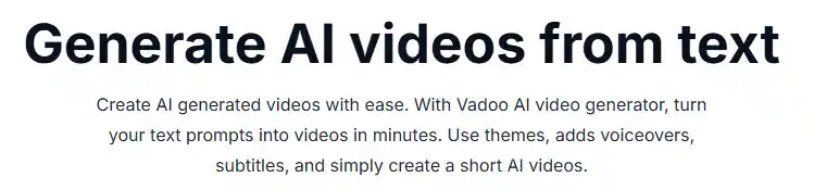 vadoo ai features