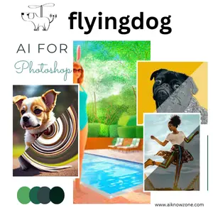 AI for Photoshop - DALL-E 2 and Stable Diffusion (flying dog)