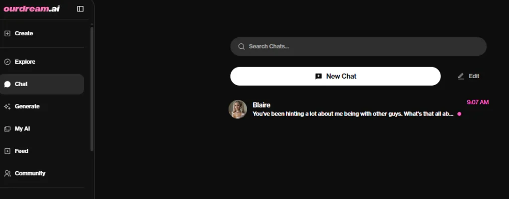 our dream ai chat