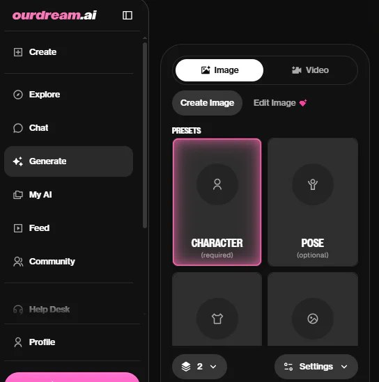ourdream ai create girlfriend
